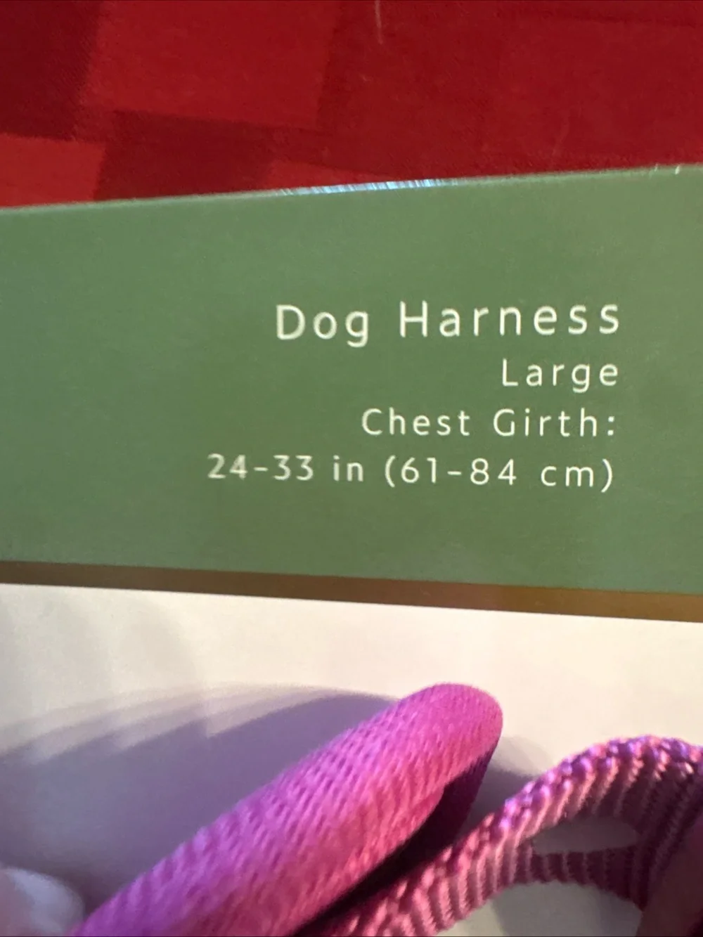 Pink Dog Harness